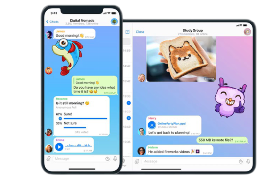 Telegram最新客户端应用界面展示